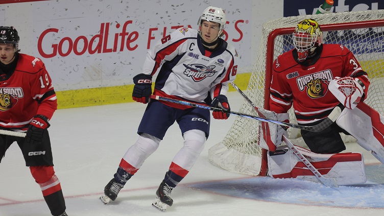 Spitfires to face-off against 67's in Ottawa