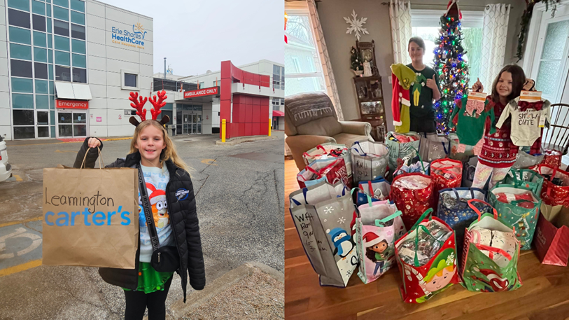 Local girls donate over 1,000 Christmas pajamas to kids in the hospital