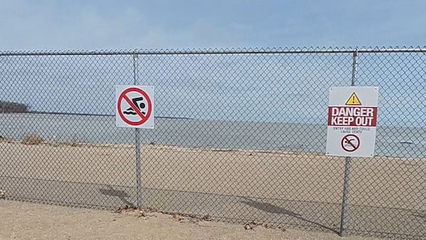 ‘You can’t keep the fence up’: Pressure builds over Sandpoint Beach barrier