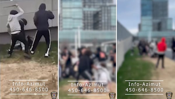 Massive brawl near Montreal caught on video leads to arrest of 13 teen boys