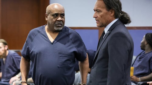A man accused of orchestrating Tupac Shakur’s 1996 killing is on trial