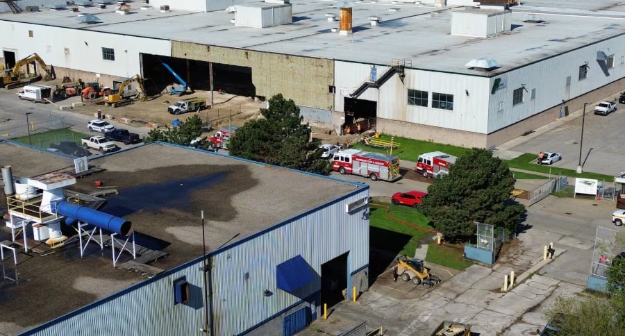 Fire at former Nemak Plant under investigation