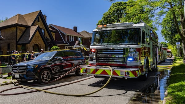 Pelissier Street fire leaves 2 people displaced